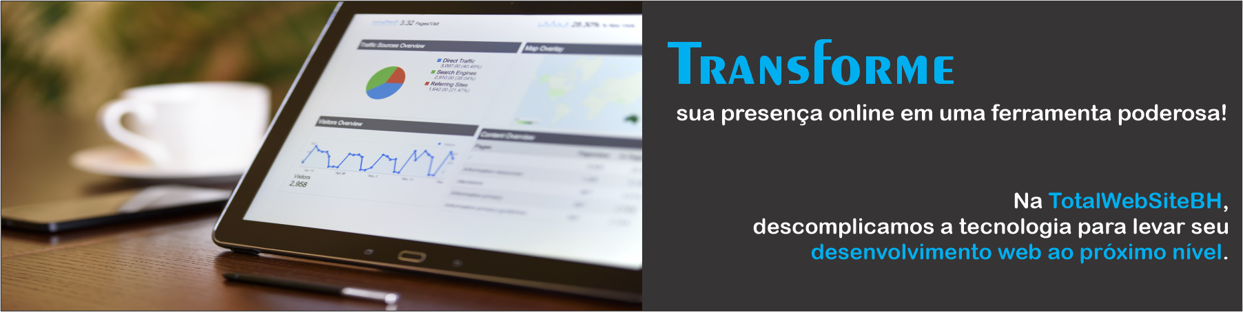 Invista em um site profissional para sua empresa